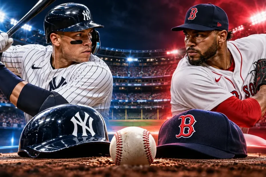 New York Yankees vs Boston Red Sox match player stats