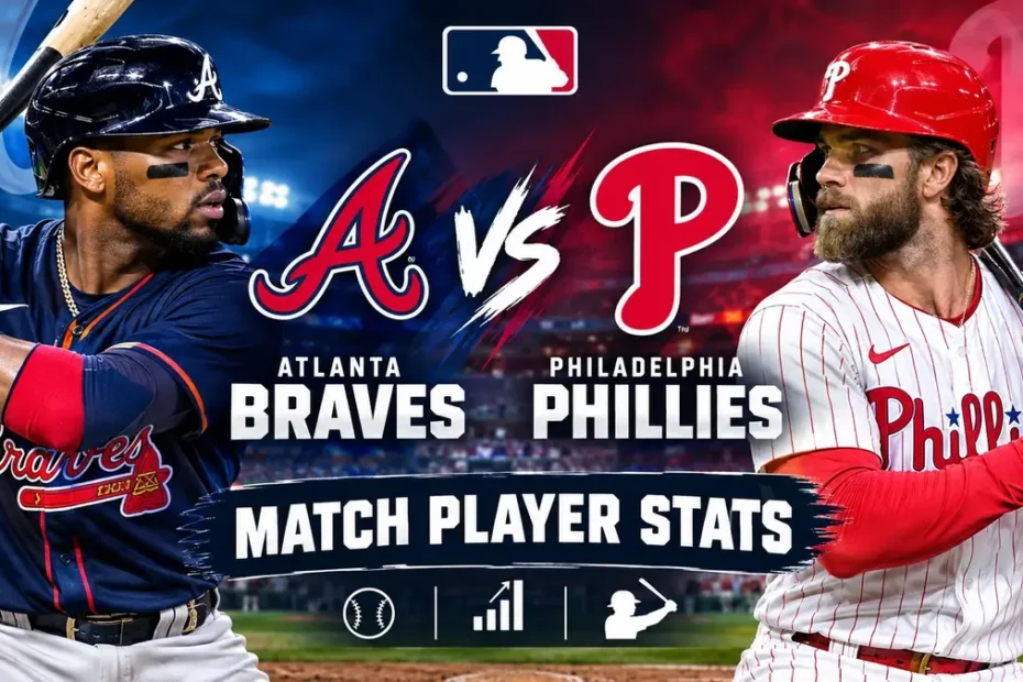 Atlanta Braves vs Philadelphia Phillies match player stats