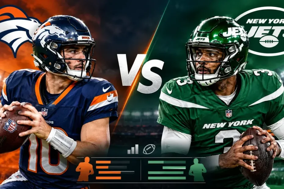 Denver Broncos vs New York Jets match player stats