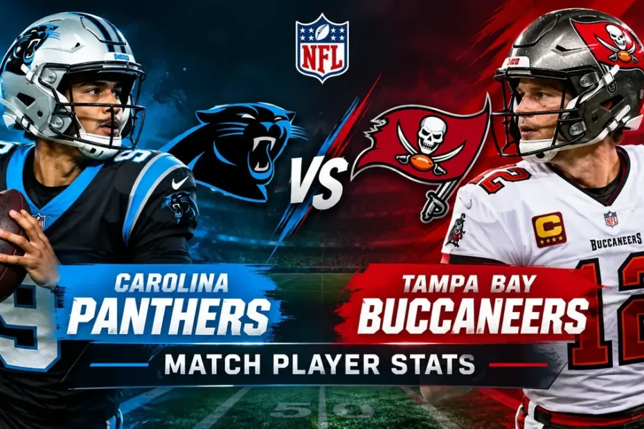 Carolina Panthers vs Tampa Bay Buccaneers Match Player Stats