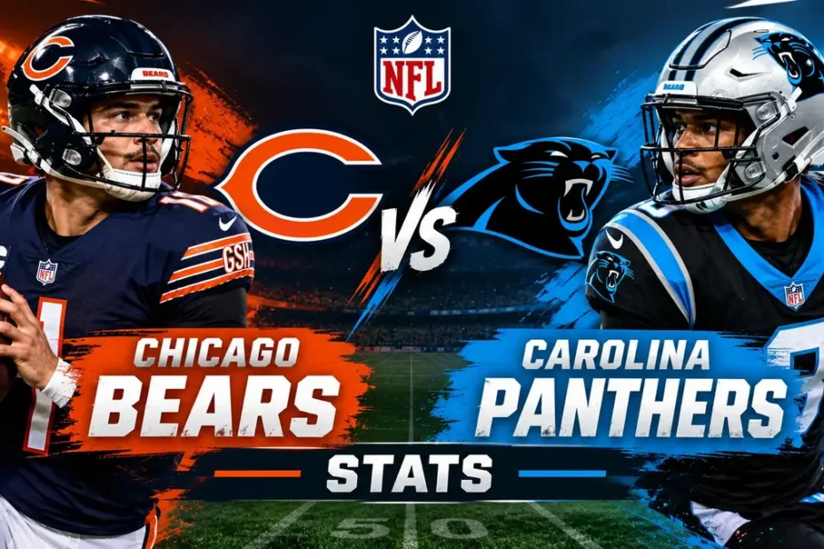 Chicago Bears vs Carolina Panthers Stats