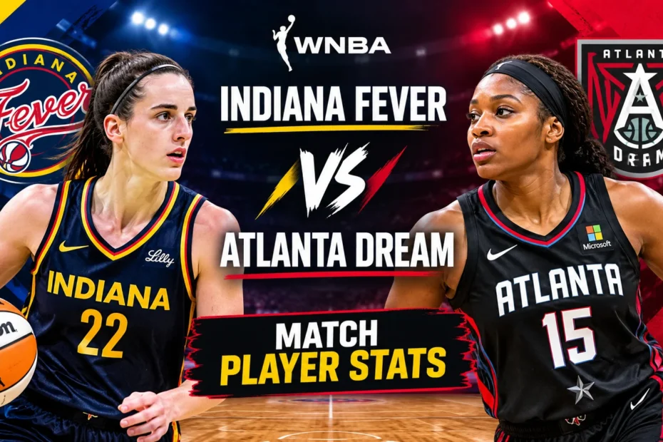 Indiana Fever vs Atlanta Dream Match Player Stats