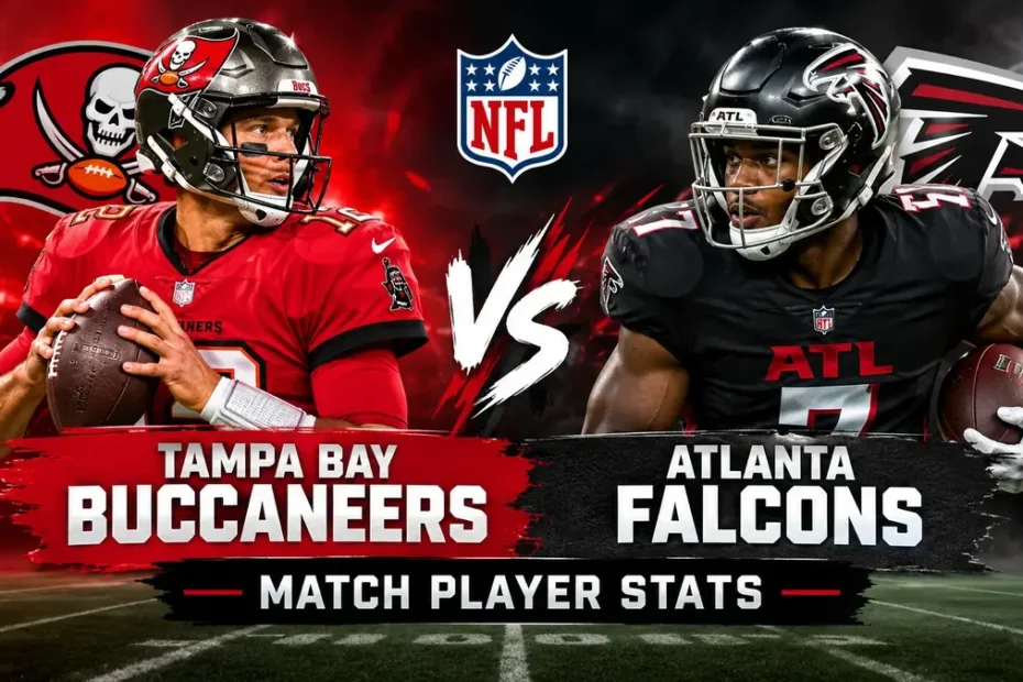 Tampa Bay Buccaneers vs Atlanta Falcons Match Player Stats