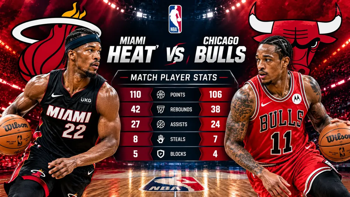 Miami Heat vs Chicago Bulls Match Player Stats: The Complete Rivalry Breakdown